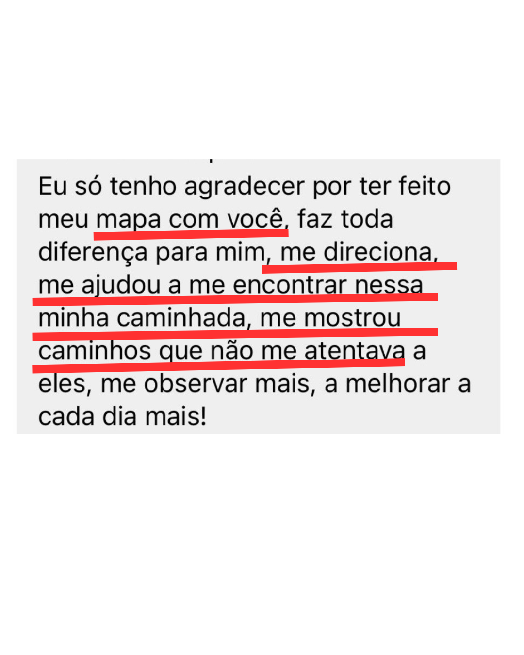 Depoimento real de aluna sobre a numerologia de Raquel Vieira